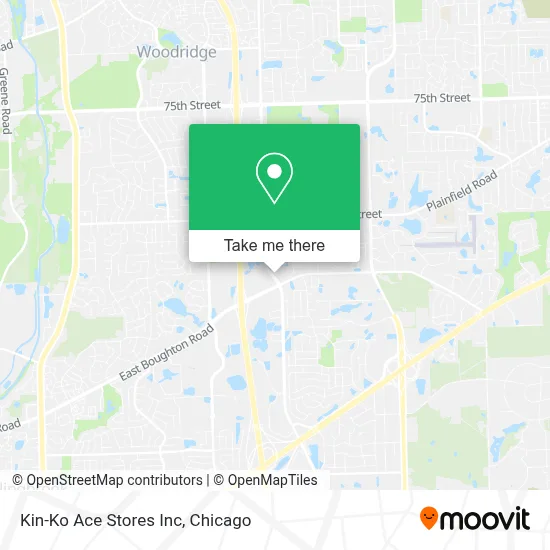 Kin-Ko Ace Stores Inc map