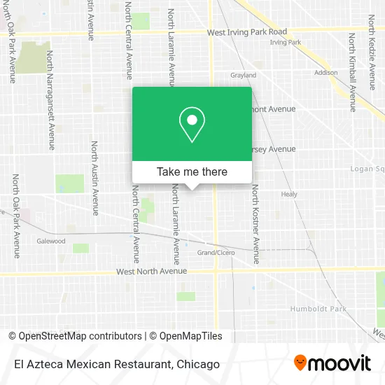 El Azteca Mexican Restaurant map