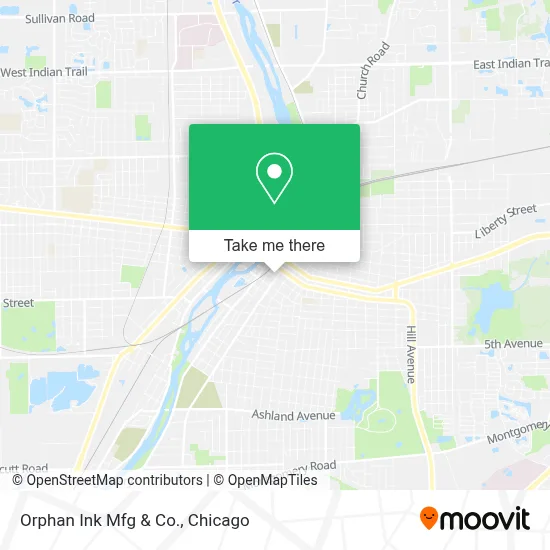 Orphan Ink Mfg & Co. map