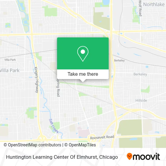 Huntington Learning Center Of Elmhurst map