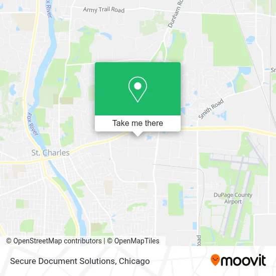 Secure Document Solutions map