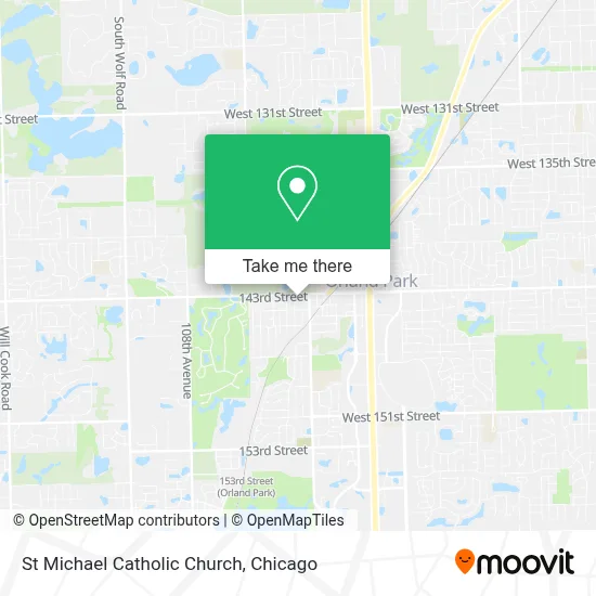St Michael Catholic Church map