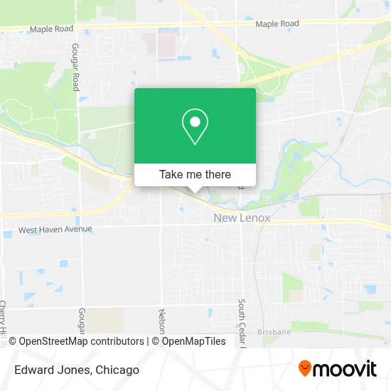 Edward Jones map