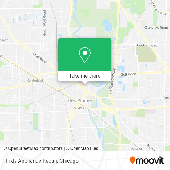 Fixly Appliance Repair map