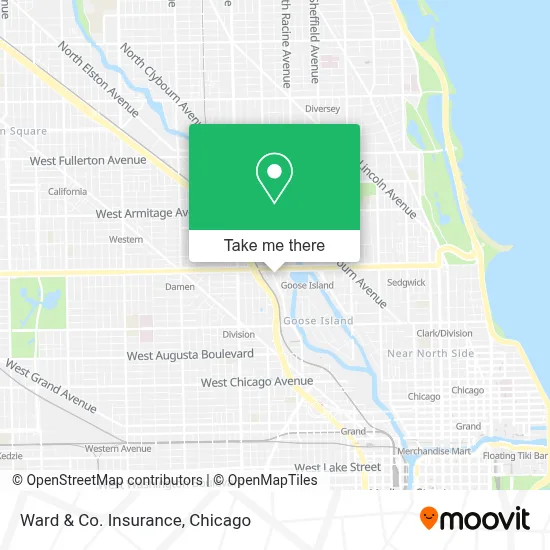Ward & Co. Insurance map