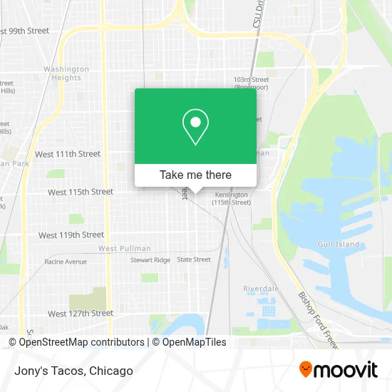 Jony's Tacos map