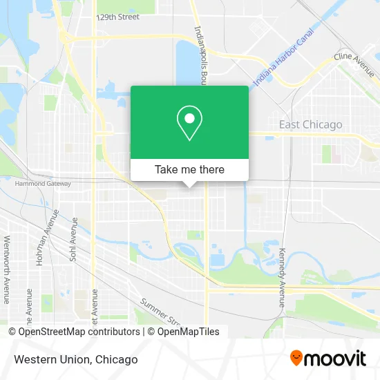 Western Union map