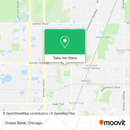 Chase Bank map