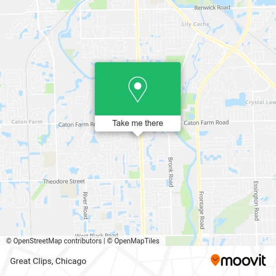 Great Clips map
