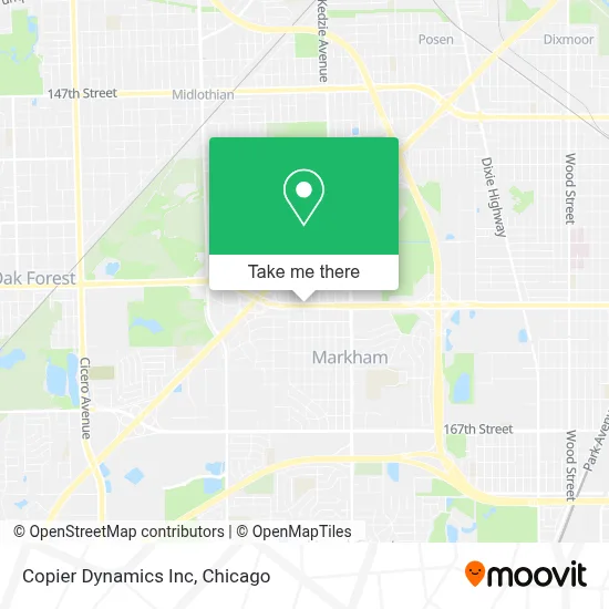 Copier Dynamics Inc map