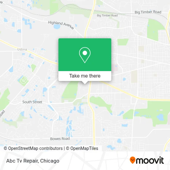 Abc Tv Repair map