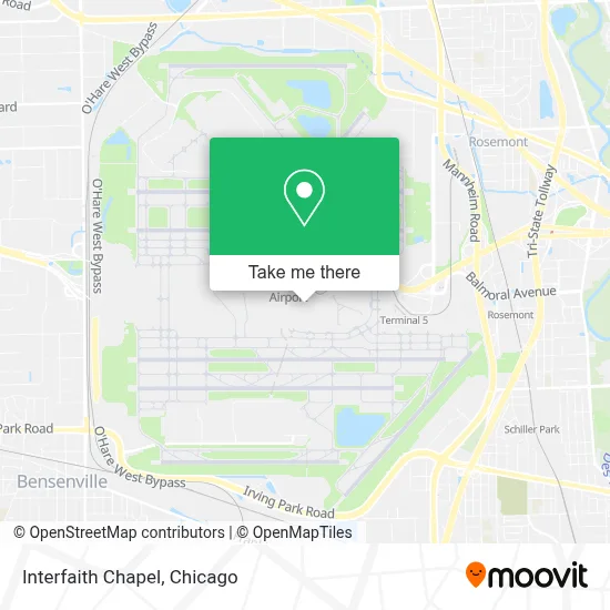 Interfaith Chapel map