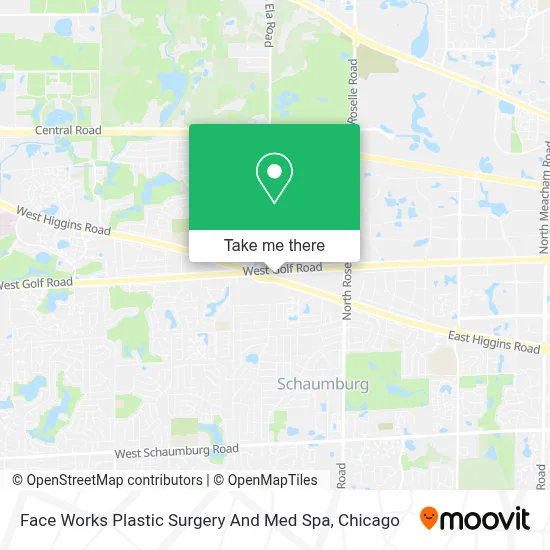 Face Works Plastic Surgery And Med Spa map