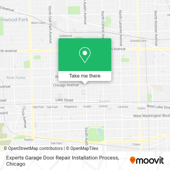 Experts Garage Door Repair Installation Process map