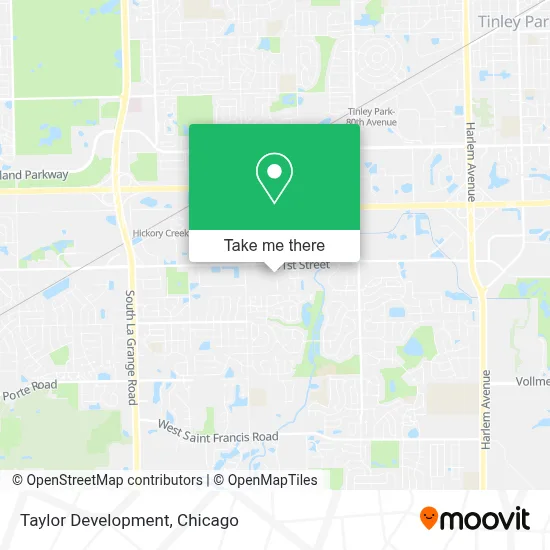 Taylor Development map