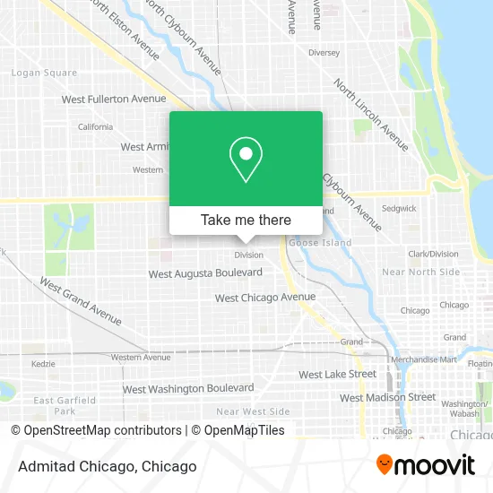Admitad Chicago map