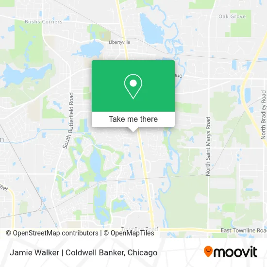 Jamie Walker | Coldwell Banker map