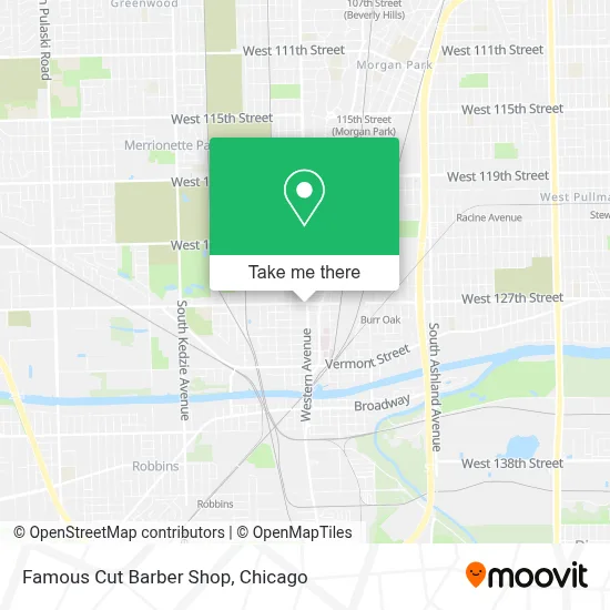 Famous Cut Barber Shop map
