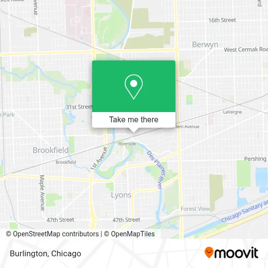 Burlington map