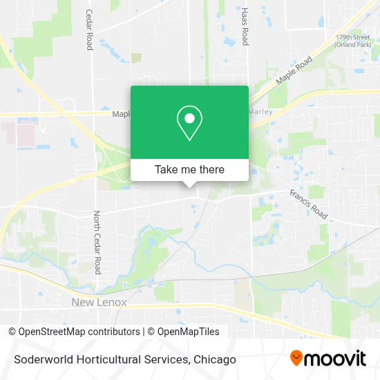 Soderworld Horticultural Services map