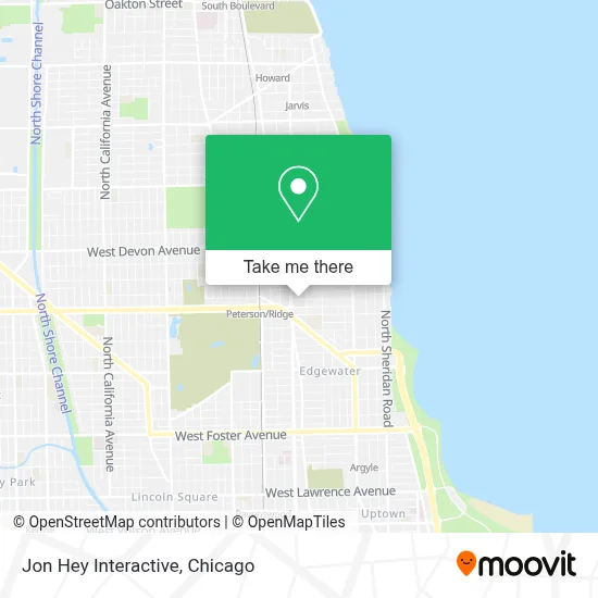 Jon Hey Interactive map