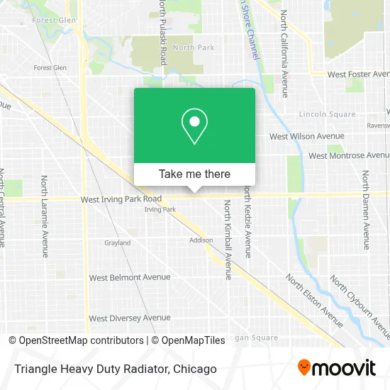 Triangle Heavy Duty Radiator map