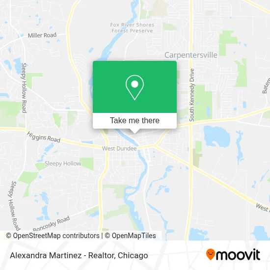 Alexandra Martinez - Realtor map