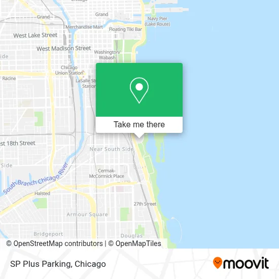 SP Plus Parking map