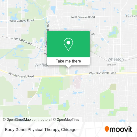 Body Gears Physical Therapy map