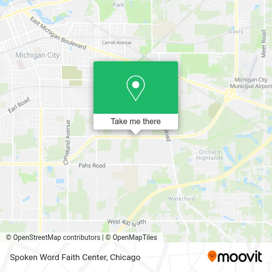 Spoken Word Faith Center map