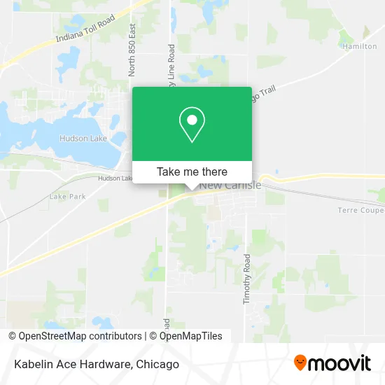 Kabelin Ace Hardware map