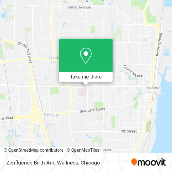 Zenfluence Birth And Wellness map