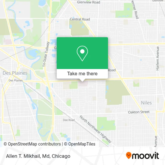 Allen T. Mikhail, Md map
