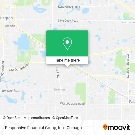 Responsive Financial Group, Inc. map
