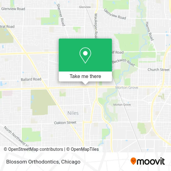 Blossom Orthodontics map
