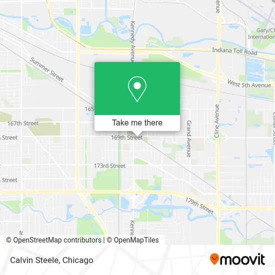 Calvin Steele map