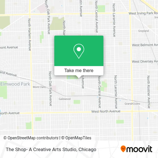 The Shop- A Creative Arts Studio map