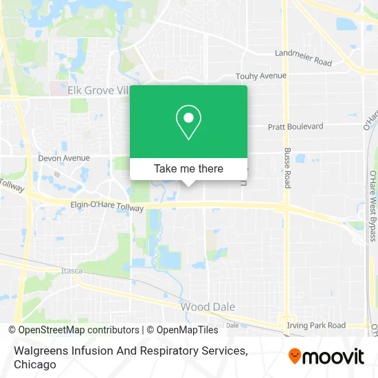 Walgreens Infusion And Respiratory Services map