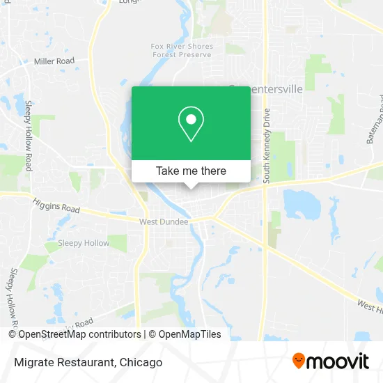 Migrate Restaurant map