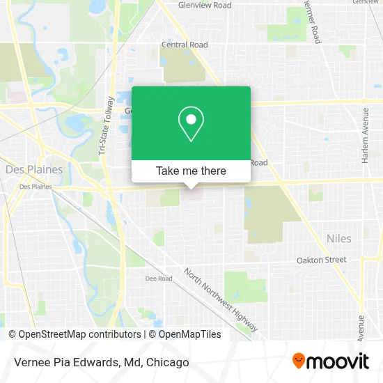 Vernee Pia Edwards, Md map
