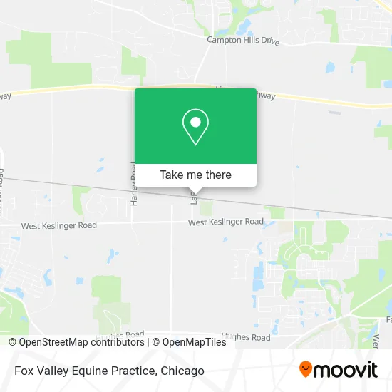 Fox Valley Equine Practice map