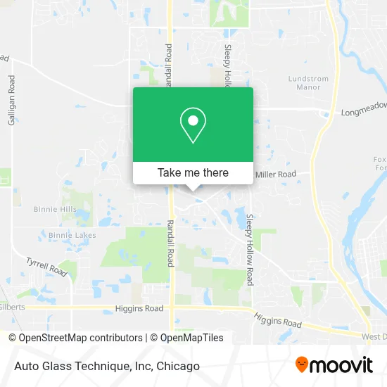 Auto Glass Technique, Inc map