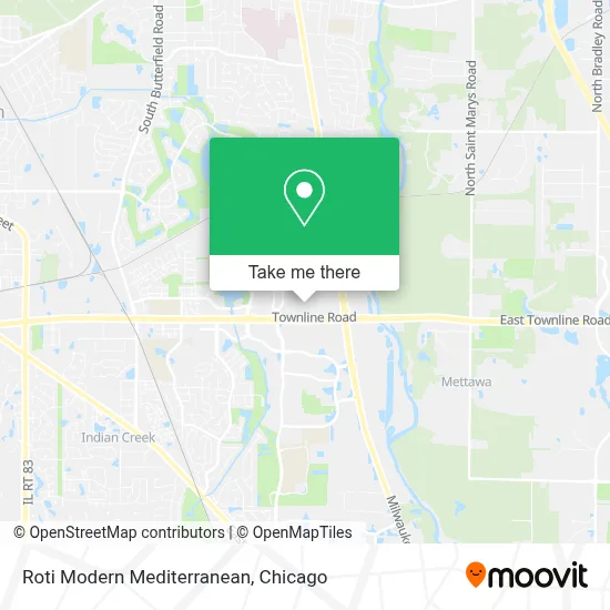 Roti Modern Mediterranean map