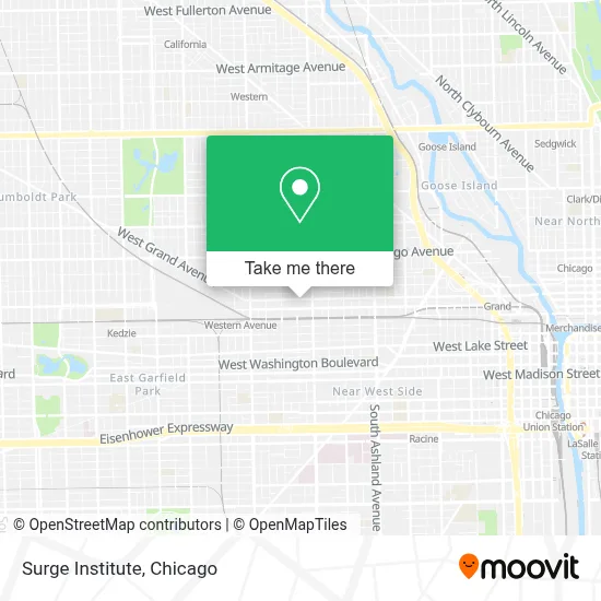Surge Institute map