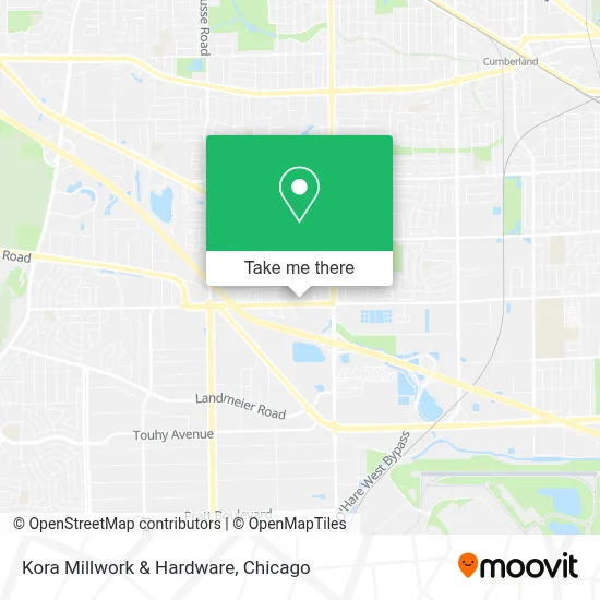 Kora Millwork & Hardware map