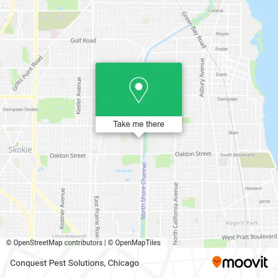 Conquest Pest Solutions map
