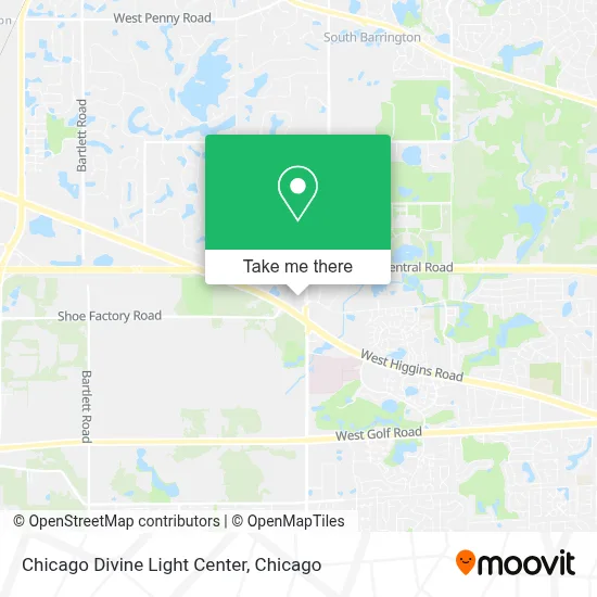 Chicago Divine Light Center map