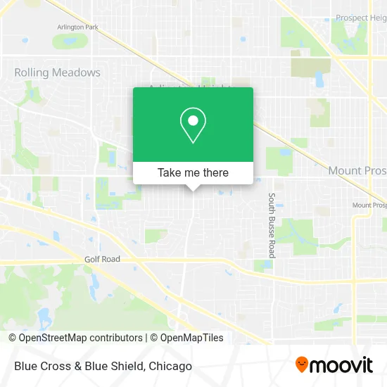 Blue Cross & Blue Shield map