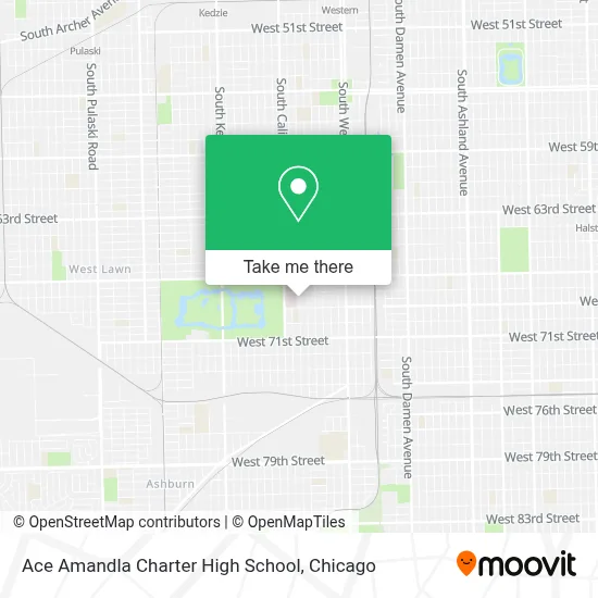 Ace Amandla Charter High School map