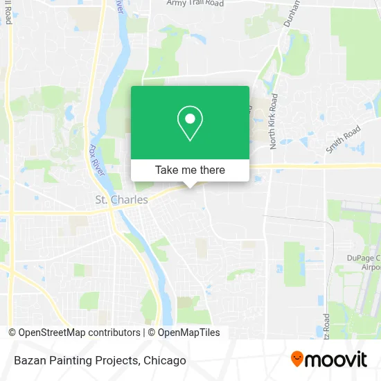 Bazan Painting Projects map